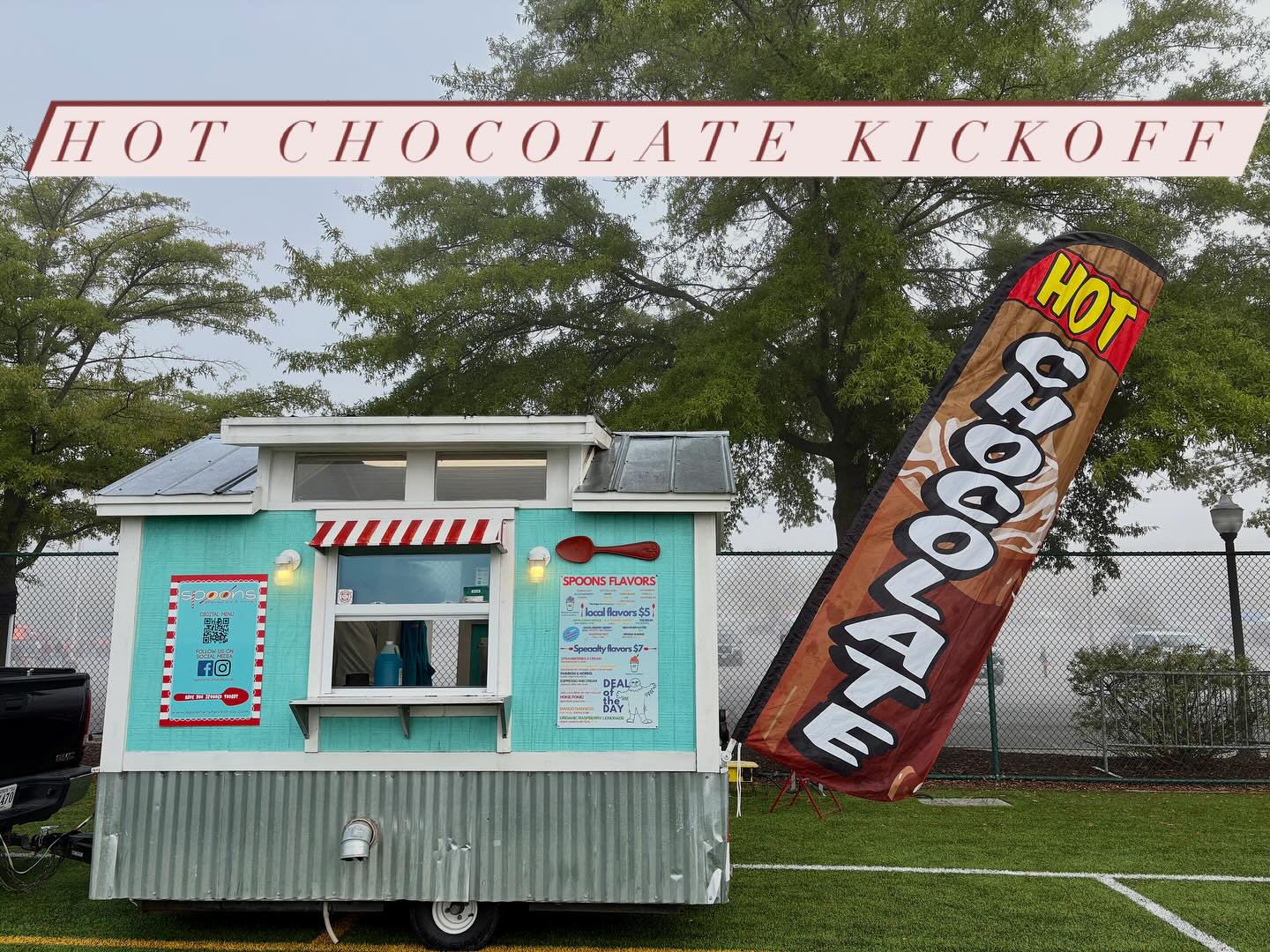 Hot Chocolate today at Hokie village! #gohokies #hotchoclatestand